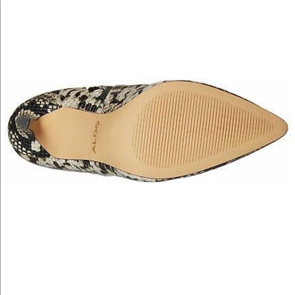 ALDO Thadonna Over-the-Knee Snakeprint High Heel Boots - Size 5 / 35 - Picture 3 of 3